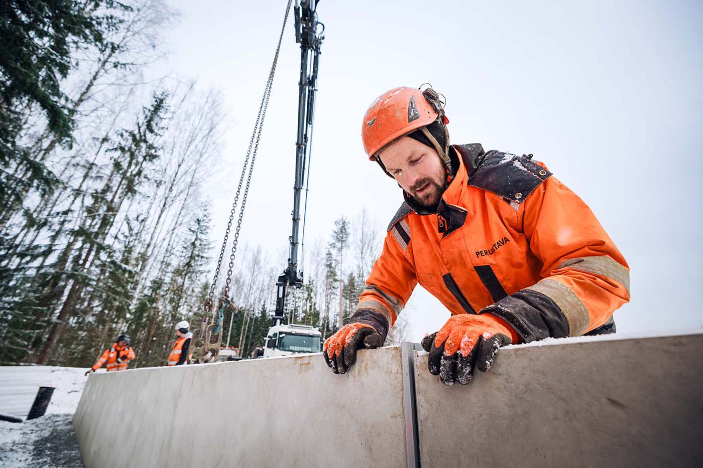 Perustava - eKivi-elementtiperustuksen asennus